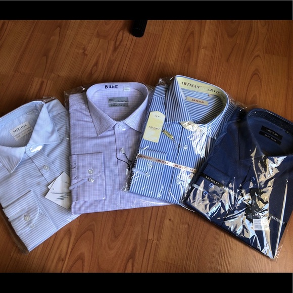 Other - A Bundle of 4 Dress Shirts, neck size 16.5